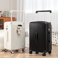 New model wide-handle large-capacity luggage, men's 70/30 split-handle suitcase, women's student tra