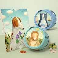 Mideer Portrait puzzle Dog Violets Cat And Fiddle Dandelion What No Cake children's puzzle toy