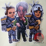 Death Stranding Die Cut Character Label Sticker Collection