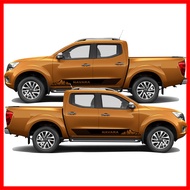 สติ๊กเกอร์แต่งNissan Navara ชายประตูล่าง ชุดแต่งนิสสันนาวาร่า สติ๊กเกอร์ซิ่ง สติ๊กเกอร์ติดรถ sticker