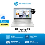 [ผ่อน0%] HP Laptop 15-fd0170TU| Intel® N100 - 4GB - 256GB - Win11 Home - 2Yrs Onsite - โน๊คบุ๊ค Note