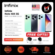 Infinix Note 40X 5G Smartphone | Mediatek Dimensity 6300 | 6.78" IPS LCD Display | 108MP Triple Cam