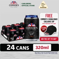 Connor's Stout Porter Can Premium Stout Beer 5.0% Alcohol (320ml x 24)