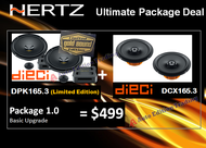 Hertz Car Speakers Van audio - | DPK165.3 (Limited Edition - Car Component speakers 6.5 inch with tw