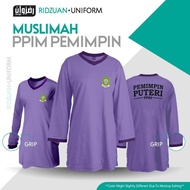 TSHIRT MUSLIMAH JERSEY PPIM PEMIMPIN / SUBLIMATION S M L XL 2XL 3XL 4XL 5XL