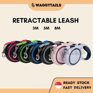 [SG] Retractable Dog Leash | 3M 5M 8M | Dog Leash | Cat Leash