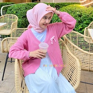 •fafahshion.id• Lavina Cardigan | Ribbon Cardigan | Ribbon knit Cardigan