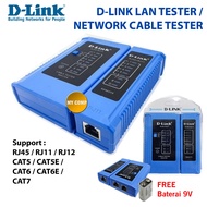 D-link Lan Tester / Network Cable Tester Dlink / Ethernet RJ45 UTP Cable RJ11 Tester