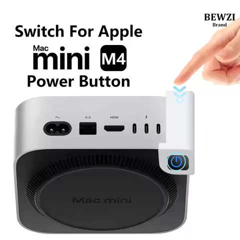 Switch for MAC Mini M4 Power Button, ABS Material Power Connection Button Switch for Apple MAC Mini 