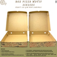 Pizza Box Pizza Cardboard Box 25x25x5 Motif (B20K3Z1-25X25X5 Cm)