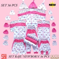 36 PCS Baby Clothes Set Complete Birth Equipment NewBorn Baby Clothes Age 0-6 Months Latest