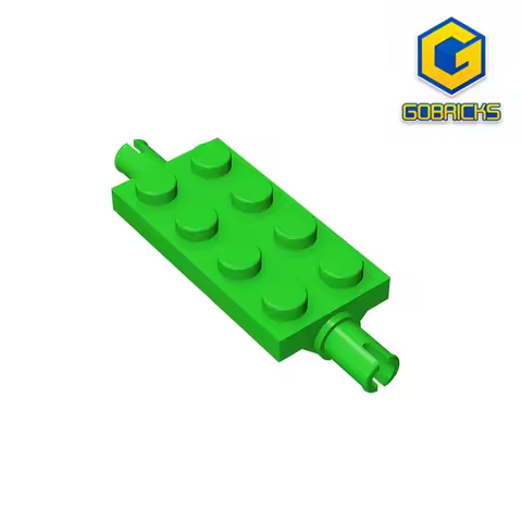 Gobricks GDS-958 Plate, Modified 2 x 4 with Pins compatible with lego 30157 DIY Educational Building