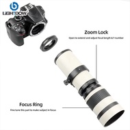 Lightdow 420-800mm f/8.3-16 Manual Telephoto Zoom Lens for Canon RF Canon EF  Nikon F Nikon Z Sony A