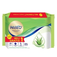 Tissue basah Paseo 25sheet Anti Bacterial BUY 1 GET 1