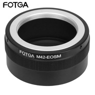FOTGA M42 Lens Adapter Ring for ​M42 Lens to M M2 M3 Adapter for M42 42mm Screw Mount Lens to Canon 