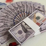 100/200/300 tờ đô la Mỹ giả 116*48mm, Tiền đạo cụ/Tiền giả tốt nhất, Dùng để chụp ảnh và quay phim,