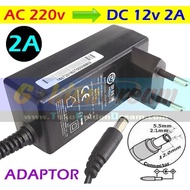 Dc Adapter 12v 2A in: 220V AC Power Supply 2.1x5.5mm CCTV LED Adapter