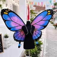 CARNIVAL COSTUME FASHIONSHOW COSTUME STAGE COSTUME SHOOT PHOTO COSTUME BUTTERFLY WINGS