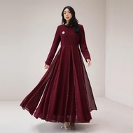PREMIUM INDICA UNIQUE MULTI LAYER DRESS WITH SEQUIN (GLAMOROUS)