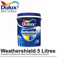 Dulux Weathershield Exterior Outdoor Emulsion Paint 5L