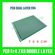 PCB Hole Double Layer Trough Hole 7x9 cm FR4 High Quality