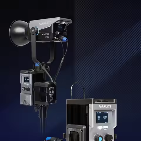 Nanlite FC-300B 2700-7500K Bi-color COB Photography Light Brightness 300W Professional Video Light f