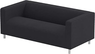 The Klippan Loveseat Cover Replacement is Custom Made Compatible for IKEA Klippan Loveseat Slipcover, A Sofa Cover Replacement. Cover Only! (Flax Black)