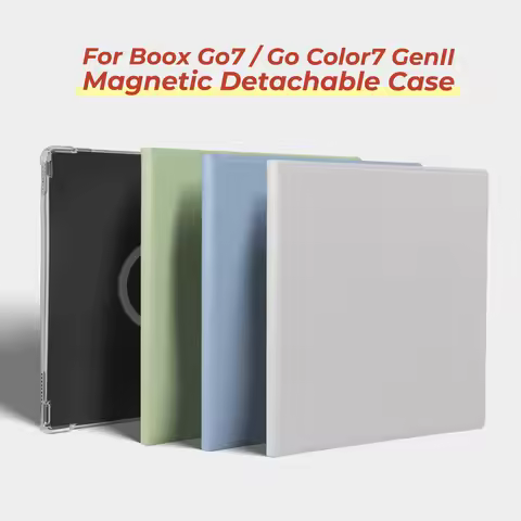 twosheep Minimalist Solid Color Detachable Magnetic Case suit for Boox Go7 Go Color7 GenII GenI Leaf