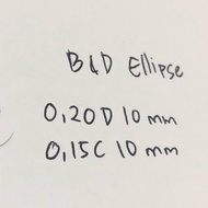 [SMOOTH] Ellipse B&D Premium Ellipse lashes / Bnd Premium Ellipse lashes / Bnd Ellipse/B&D Ellip