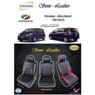 Coolmax - Semi Leather : Perodua Alza (Auto) -  08'~13' ( Car Seat Cover full-set / Sarung Kusyen Ke