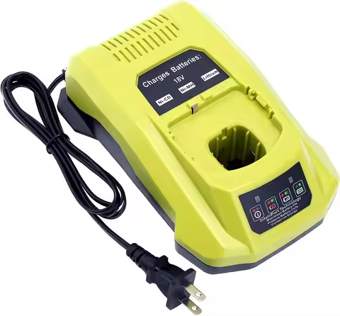 18-Volt P117 Rapid Charger Replacement for Ryobi 18V Battery Charger, Compatible with Ryobi 12V-18V 