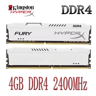 Kingston HyperX Fury DDR4 RAM 4GB DDR4 2400MHz PC4-19200U Desktop Memory Computer PC RAM
