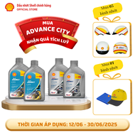 [Xe số 0.8L] Dầu nhớt xe máy cao cấp 4T Shell Advance CITY 10W30 SP 0.8L