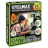 Be Amazing! Toys Survival Science Lab - Survival Kit for Kids - Educational Survival Camping Gear Experiments for Boys and Girls - Make Your Own Compass Survival Tool - Science Kits for Kids - Ages 8+