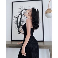 VÁY 2 Dây BASIC xoắn ngực [Moment House]