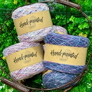 Catcraft Hand-painted Unicorn & Moonlight 100% Polycotton Yarn Speckled Sport DK Weight 100g 200g