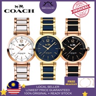 ★100 Original  Free Bracelet Coach Women's 1941 Sport Ceramic Women Ladies Watch Jam Tangan Wanita 1