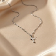 [Alice Cross Necklace] • anti-rust Cross Necklace • stainless steel Cross Necklace • monel Cross Nec