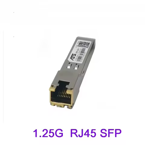 Gigabit RJ45 SFP Module 1000Mbps SFP Copper RJ45 SFP Transceiver Module Compatible for Cisco/Mikroti