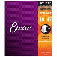 Elixir 16002 Guitar Strings/Martin Guitar Strings Phosphor Bronze Acoustic Guitar String Tali Gitar