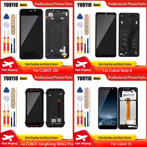 New Original Touch Display For CUBOT KingKong Mini 2 Pro J10 J20 Note 8 Note 9 J5 LCD Screen Digitiz