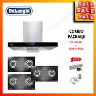 DeLonghi ITALY 1450m3 Designer Cooker Hood DH-8148 + Built-in Hob Packages