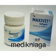 MAXIVIT Softgels Vitamin D3 50000 I.U 12'  expire 09/2026