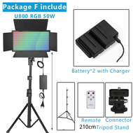 DN-U600/U800 RGB Photo Light LED Photo Studio กล้องโทรศัพท์วิดีโอ Recroding RGB แผงโคมไฟ LED Vdieo L