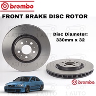 GENUINE BREMBO FRONT BRAKE DISC ROTOR VOLVO S60R 2.5T 330mm