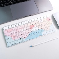 櫻花富士山【藍色系】透面鍵盤膜