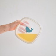 【仁舟淨塑】石虎鯨魚折疊防漏保鮮便當盒(多款可選)