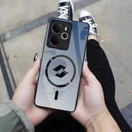 [Magsafe M76] Case For Realme 14 - Softcase Glass Realme 14 5G - Casing Realme 14 5G - Silicone For 