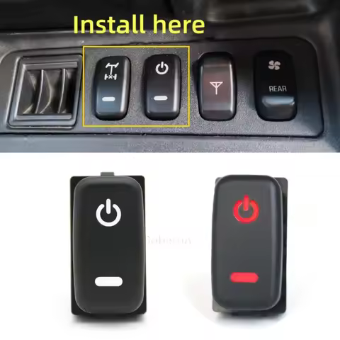 Auto DRL Radar Camera Steering Wheel Heated Power on Off Switch Button for Mitsubishi Outlander Paje