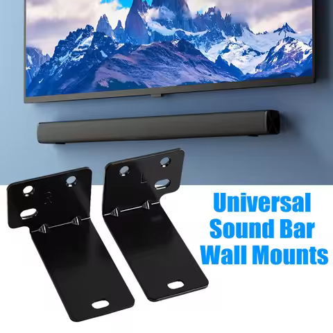 Wall Mount Kit Mounting Brackets for Bose WB-300 Sound Touch 300 Soundbar, Soundbar 500 / 600 Soundb